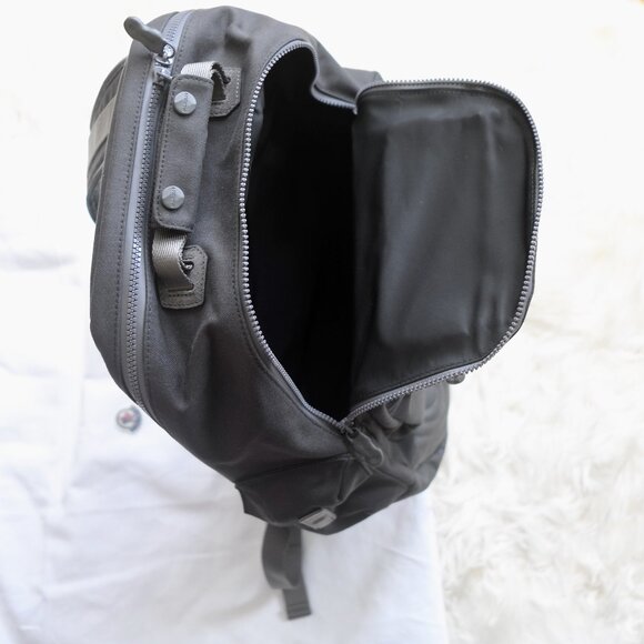 Moncler Salehe Bembury Canvas Backpack Black Authentic NWOT - Picture 7 of 12